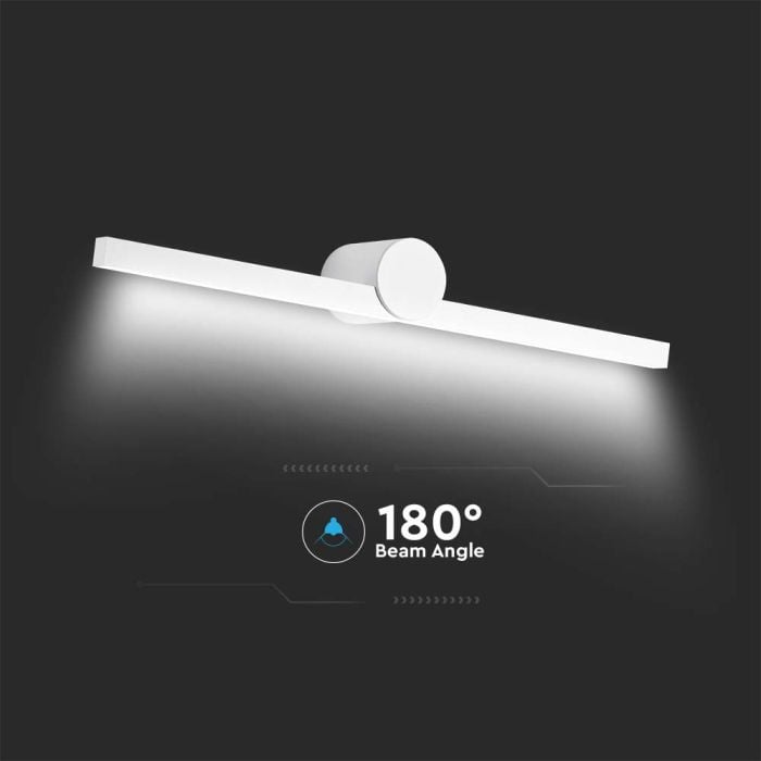 V-TAC LED Luz Espejo Pared - IP65 Impermeable - Blanco - 10W - 1530 Lumens - 3000K-extra-5.webp