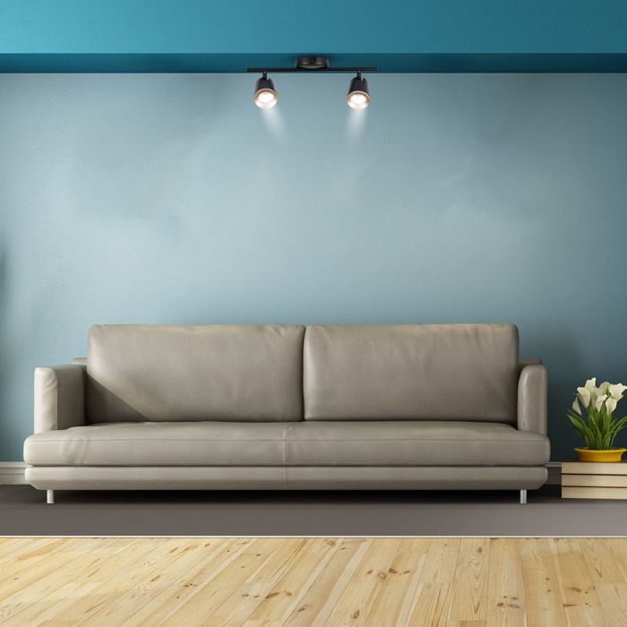 Aplique LED V-TAC - Doble Cabezal - IP20 - Negro - 10W - 1080 Lumens - 3000K-extra-2.webp