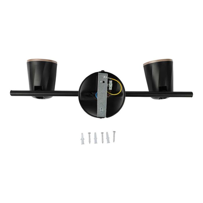 Aplique LED V-TAC - Doble Cabezal - IP20 - Negro - 10W - 1080 Lumens - 3000K-extra-4.webp