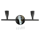 Aplique LED V-TAC - Doble Cabezal - IP20 - Negro - 9W - 720 Lumens - 3000K-extra-3.webp