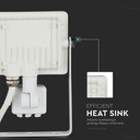 Proyector LED giratorio V-TAC - Samsung - Sensor PIR - Impermeable IP65 - Blanco - 10W - 800 Lumens - 4000K-extra-7.webp