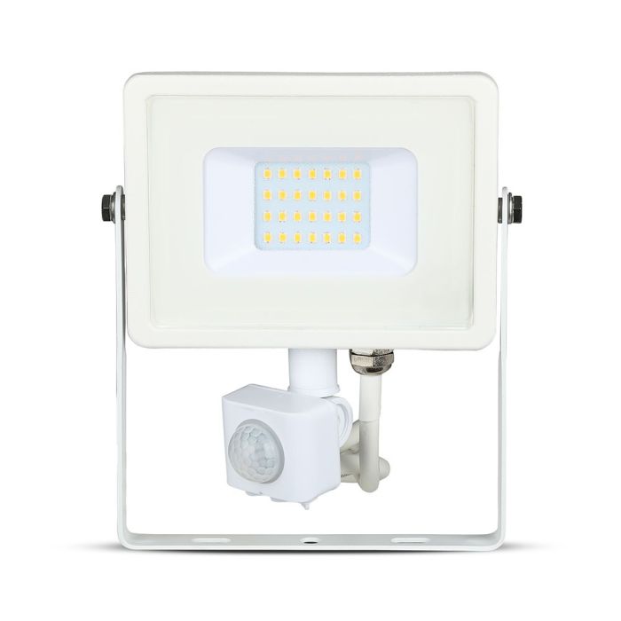 Proyector LED giratorio V-TAC - Samsung - Sensor PIR - Impermeable IP65 - Blanco - 20W - 1600 Lúmenes - 4000K-extra-3.webp
