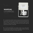 Proyector LED giratorio V-TAC - Samsung - Sensor PIR - Impermeable IP65 - Blanco - 20W - 1600 Lúmenes - 3000K-extra-8.webp