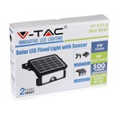 Proyector Solar V-TAC - IP65 Impermeable - Negro - 5W - 500 Lumens - 4000K-extra-5.webp