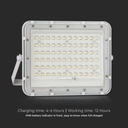 Proyector Solar V-TAC - Impermeable IP65 - Blanco - 15W - 1200 Lumens - 6400K-extra-10.webp