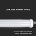 Pantalla Estanca LED V-TAC - Serie G - IP65 Waterproof - White - 36W - 4320 Lumens - 6400K - 120CM-extra-6.webp