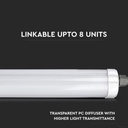 Pantalla Estanca LED V-TAC - Serie G - IP65 Waterproof - White - 36W - 4320 Lumens - 4500K - 120CM-extra-6.webp