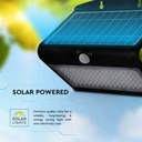 Aplique Solar V-TAC - IP65 Impermeable - Negro - 8W - 850 Lumens - 4000K - Pack de 2-extra-7.webp