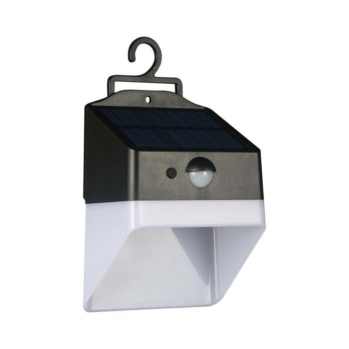 V-TAC Sensor Solar Luz de Pared - IP65 Impermeable - Negro + Blanco - 2W - 200 Lumens - 4000K - Pack de 2-extra-17.webp