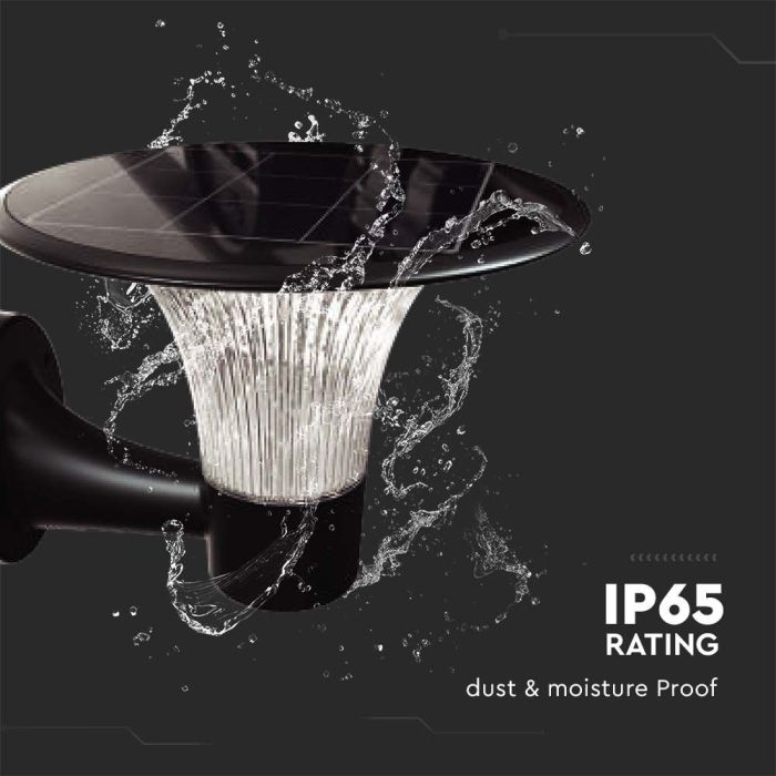 V-TAC Sensor Solar Luz de Pared - IP65 Impermeable - Negro - 15W- 1900 Lumens - 6000K + 4000K-extra-10.webp