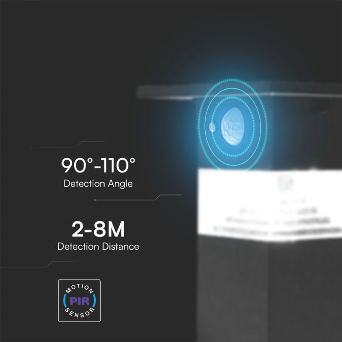 Aplique Solar Sensor V-TAC - IP54 - 3W - 250 Lumens - 3000K-extra-5.webp