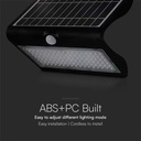 Aplique Solar V-TAC - IP65 Impermeable - Negro - 8W - 850 Lumens - 4000K-extra-5.webp