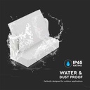 Aplique LED giratorio V-TAC - Impermeable IP65 - Blanco - 17W - 2520 Lumens - 4000K-extra-8.webp