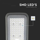 Farola LED Slim - IP65 Impermeable - Negra - 100W - 8700 Lúmenes - 6500K-extra-5.webp
