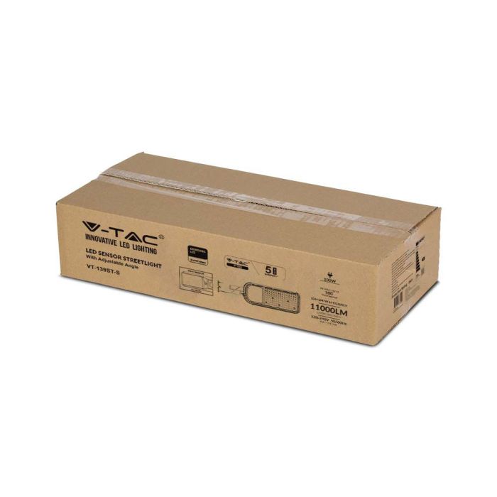 V-TAC LED Farola - Samsung - Sensor de Luz - IP65 Impermeable - Gris - 100W - 11000 Lúmenes - 6500K-extra-5.webp