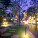 Luz de Pilar con Sensor Solar - IP65 Impermeable - Negro - 15W- 2200 Lumens - 6000K + 4000K-extra-2.webp