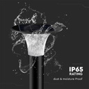 Luz de Pilar con Sensor Solar - IP65 Impermeable - Negro - 15W- 2200 Lumens - 6000K + 4000K-extra-10.webp