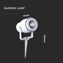 V-TAC Exterior - Luces de Espiga para Jardín - IP65 Impermeable - Negro - 12W - 920 Lumens - 3000K-extra-3.webp