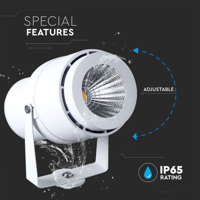 V-TAC Exterior - Luces de pincho para jardín - IP65 Impermeable - Blanco - 12W - 720 Lúmenes - Verde-extra-4.webp