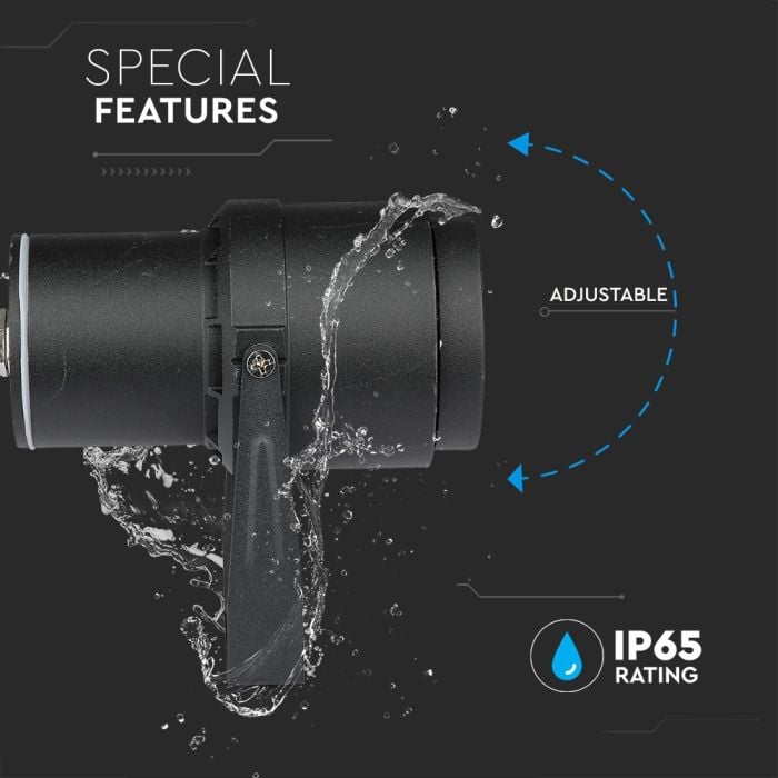 V-TAC Exterior - Luces de pincho para jardín - IP65 Impermeable - Negro - 12W - 720 Lúmenes - Verde-extra-7.webp