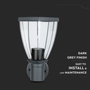 V-TAC Aplique Exterior - Up - Soporte E27 - IP44 - Gris Oscuro-extra-7.webp