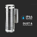 V-TAC Aplique de Pared Exterior - UP - Down - Accesorios de Pared - Soporte GU10 - IP44 - Acero Inoxidable-extra-4.webp