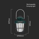 Luz de Camping V-TAC - Recargable - IP44 - Verde - 5W- 230 Lumens - 2700K + 6500K-extra-4.webp