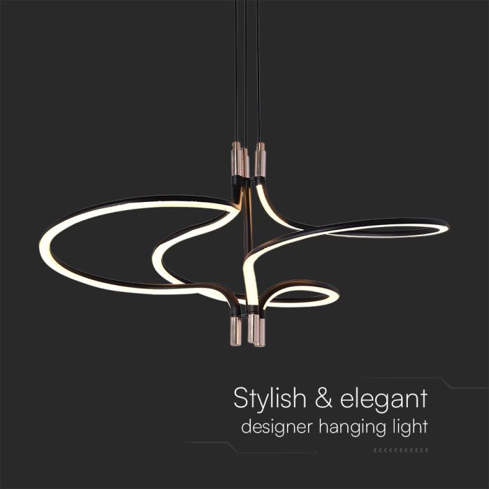 V-TAC Lámpara de techo de diseño - IP20 - Oro + Negro - 30W - 3350 Lumens - 3000K-extra-3.webp