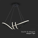 V-TAC Lámpara de techo de diseño - IP20 - Negra - 24W - 3240 Lumens - 3000K-extra-5.webp