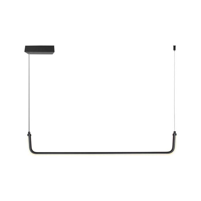 V-TAC Lámpara de techo de diseño - IP20 - Negra - 12W - 1200 Lumens - 4000K-extra-1.webp