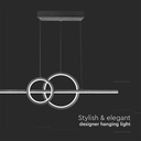 V-TAC Lámpara de techo de diseño - IP20 - Negra - 15W - 1500 Lumens - 4000K-extra-5.webp