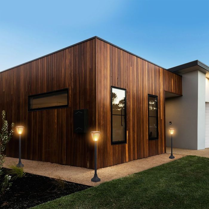 V-TAC Lámpara Solar para Césped - Impermeable IP65 - Negro Mate - 2W - 110 Lumens - 3IN1 - Negro Mate - Impermeable IP65-extra-2.webp