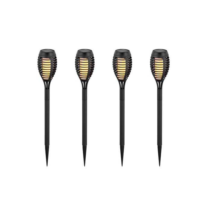 V-TAC Solar Flame Stick Lights - IP44 - Negro - 1W - 2200K - Pack de 16-extra-1.webp