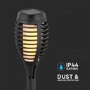 V-TAC Solar Flame Stick Lights - IP44 - Negro - 1W - 2200K - Pack de 16-extra-7.webp