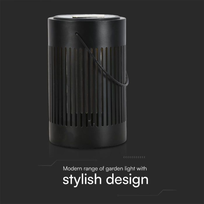 V-TAC Luz Solar de Diseño para Jardín - IP20 - Negra - 0.5W- 21 Lumens - 3000K-extra-2.webp