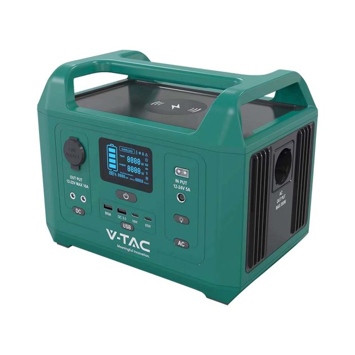 V-TAC Batería Portátil - Verde - 300W-extra-15.webp
