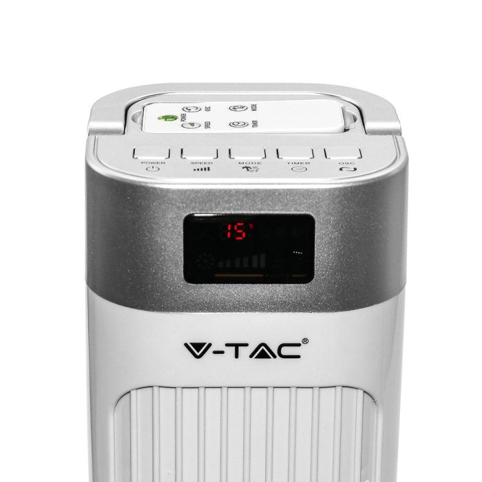 Ventilador de torre V-TAC - 55W - IP20 - Blanco-extra-2.webp