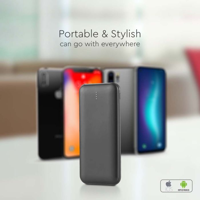 V-TAC LED Display Banco de energía - Cuerpo Negro - 10000mAh-extra-5.webp