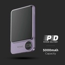 V-TAC Batería externa magnética inalámbrica - 5000mAh - Morado-extra-4.webp