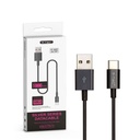 V-TAC Cable USB - Tipo C - Silver Series - Negro - 1M-extra-5.webp