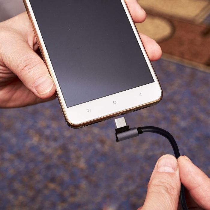 V-TAC Cable USB - Tipo C - Diamond Series - Negro - 1M-extra-2.webp