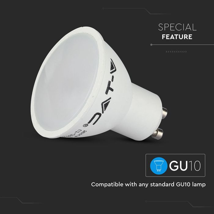V-TAC Dicróica LED - GU10 - IP20 - Blanco - 4.5W - 400 Lumens - RGB + 3IN1-extra-7.webp