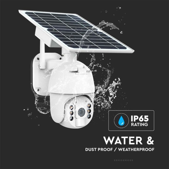 Cámara solar inteligente - IP65 - Blanca - WiFi - PTZ-extra-10.webp