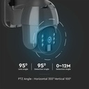 Cámara Solar Inteligente - Impermeable IP65 - Negra - WiFi - PTZ-extra-5.webp