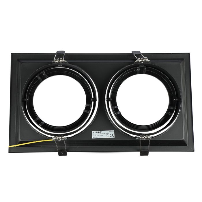 V-TAC LED Aro - Accesorios AR111 - IP20 - Negro-extra-9.webp
