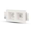 V-TAC LED Aro cuadrado - Empotrable - GU10 - IP20 - Blanco-extra-5.webp