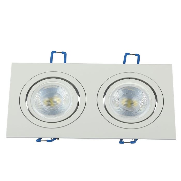V-TAC LED Aro cuadrado - Empotrable - GU10 - IP20 - Blanco-extra-8.webp