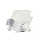 V-TAC LED Aro cuadrado - Empotrable - GU10 Frost Glass - IP20 - Blanco-extra-7.webp
