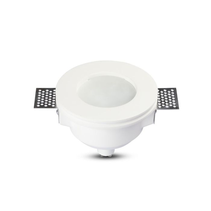 V-TAC LED Aro redondo - Empotrable - GU10 Frost Glass - IP20 - Blanco-extra-6.webp