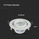 V-TAC LED Aro - Zoom Fitting - GU10 - IP20 - Blanco-extra-2.webp